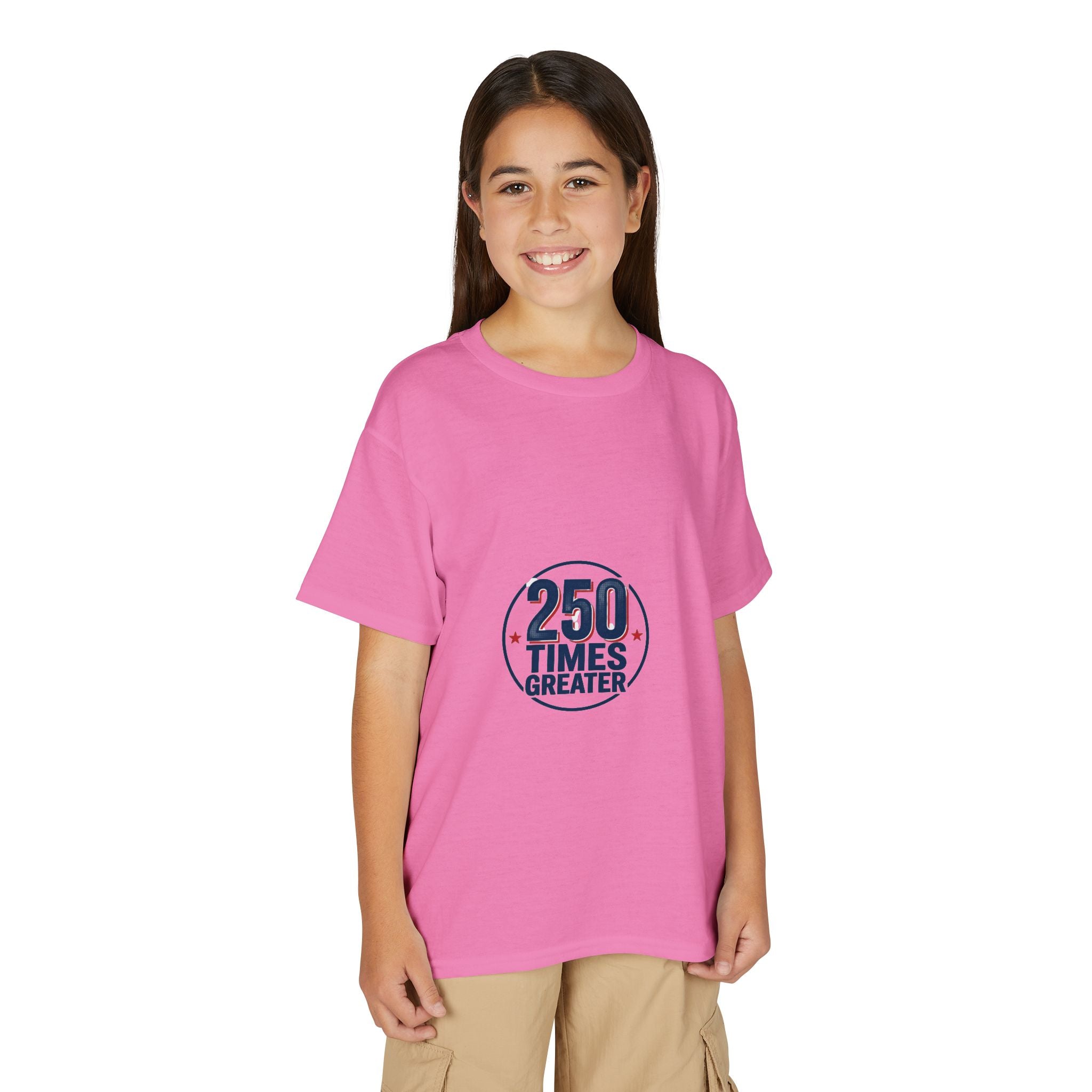 Youth T-Shirt - 250 Times Greater Liberty Statue Graphic