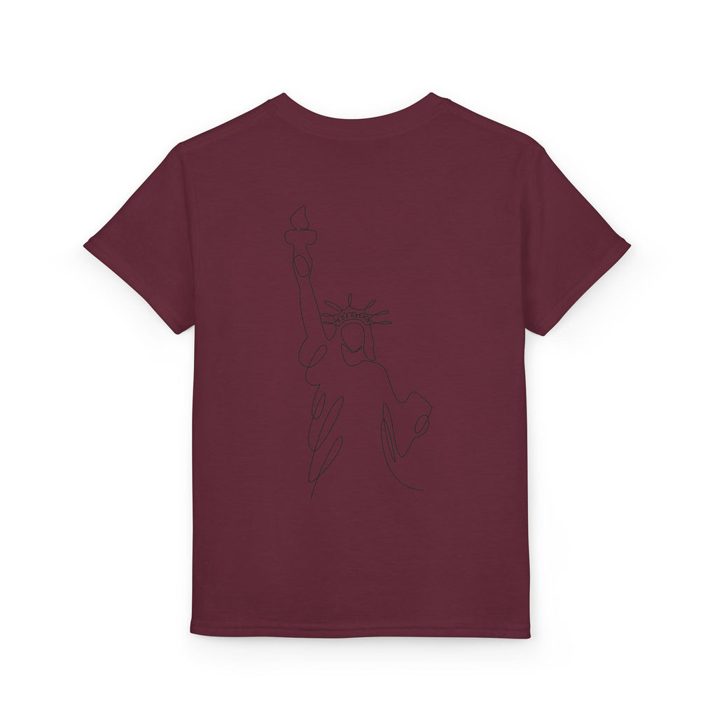 Youth T-Shirt - 250 Times Greater Liberty Statue Graphic