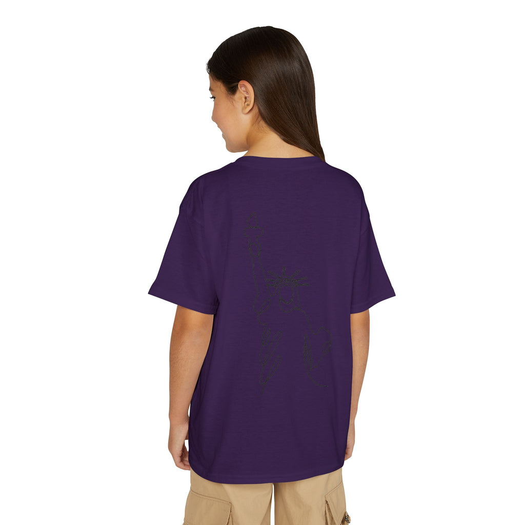 Youth T-Shirt - 250 Times Greater Liberty Statue Graphic