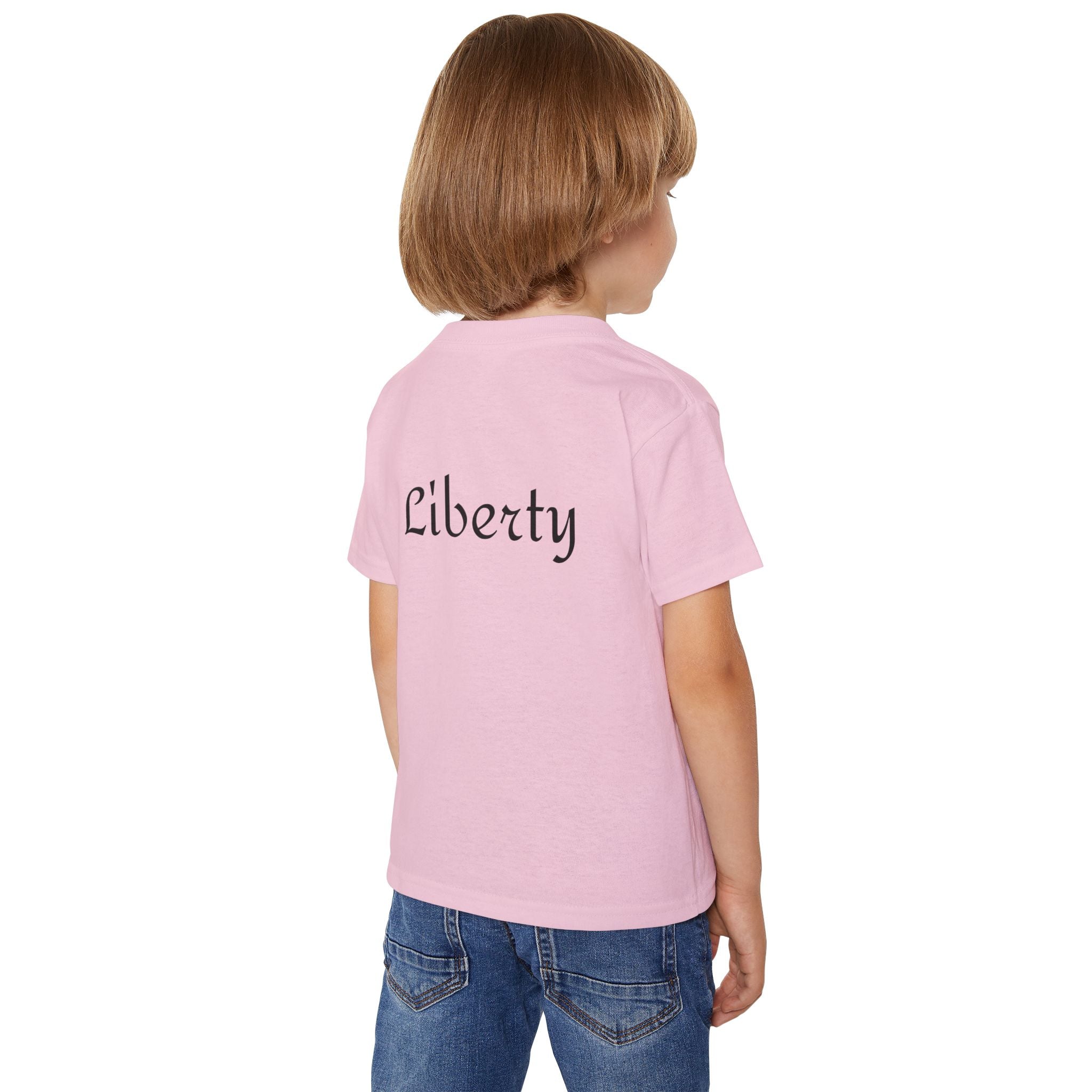 Toddler T‑Shirt — 'Liberty' Eagle & Flag USA Patriotic Tee