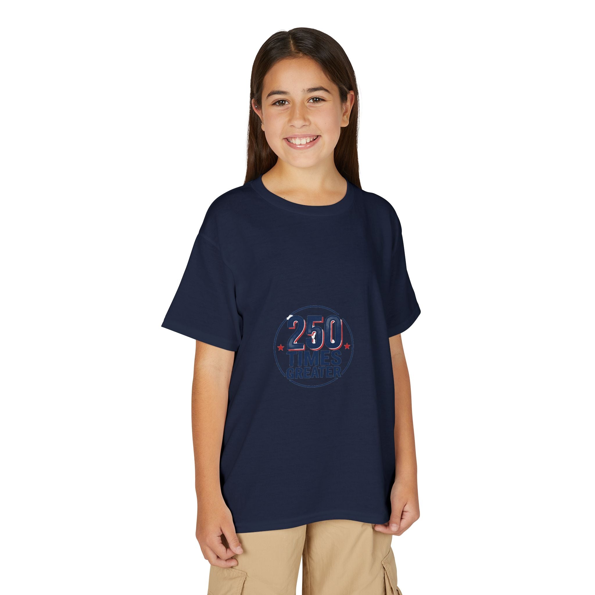 Youth T-Shirt - 250 Times Greater Liberty Statue Graphic