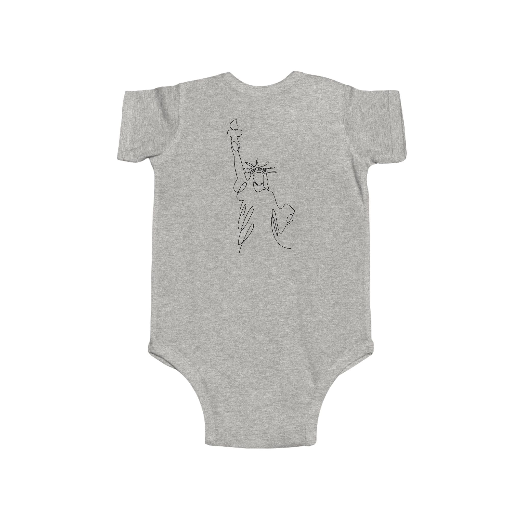 Baby Onesie — 250th Birthday USA Patriotic Statue of Liberty Design