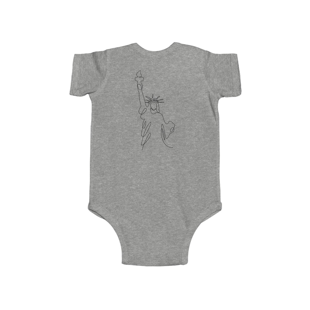 Baby Onesie — 250th Birthday USA Patriotic Statue of Liberty Design