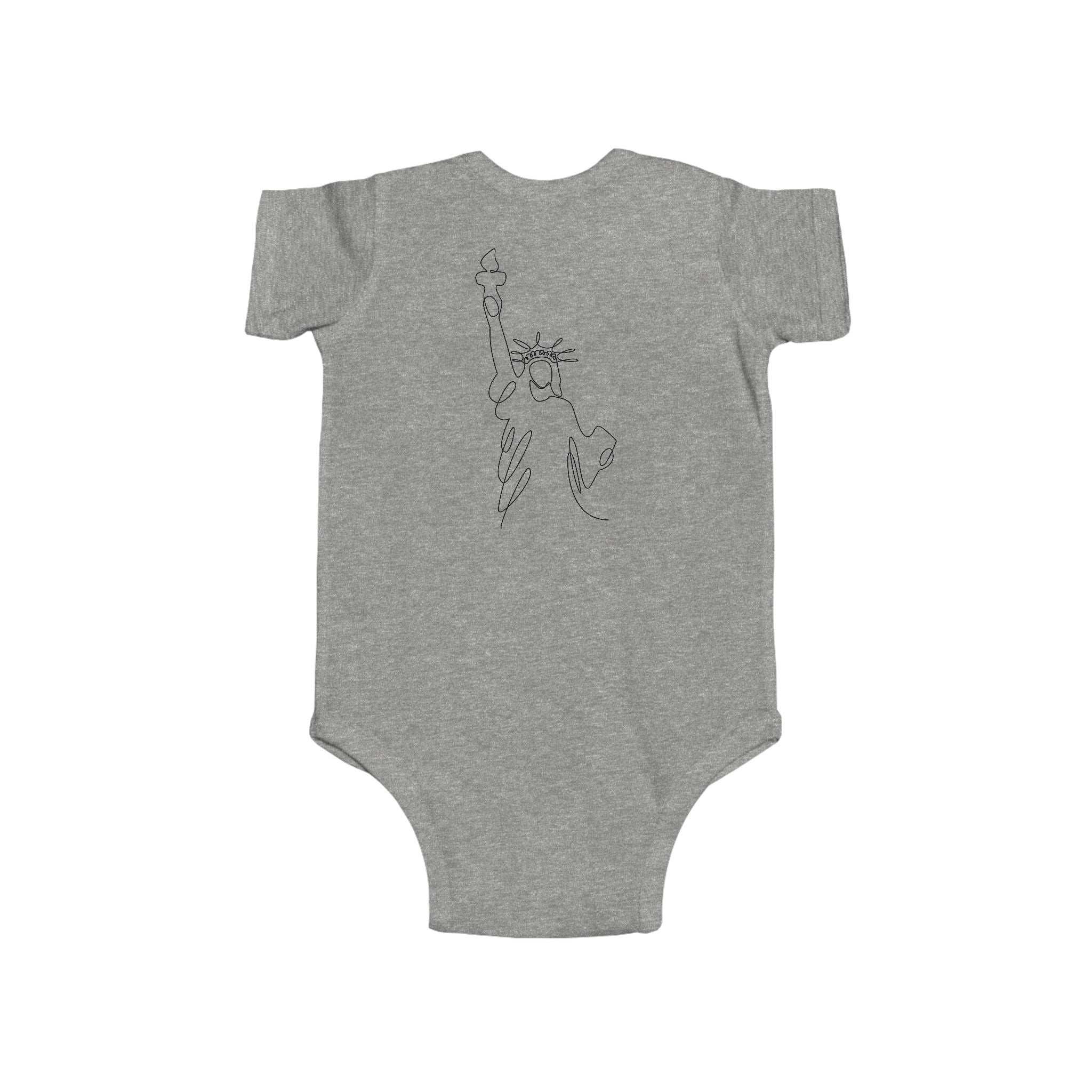 Baby Onesie — 250th Birthday USA Patriotic Statue of Liberty Design