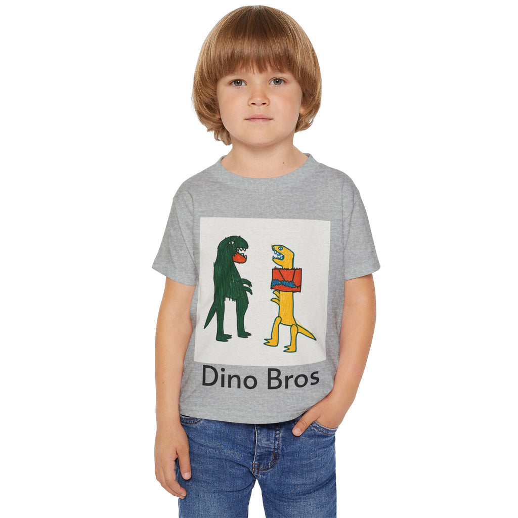 Toddler T‑Shirt — Dino Bros Cute Dinosaur Graphic Tee