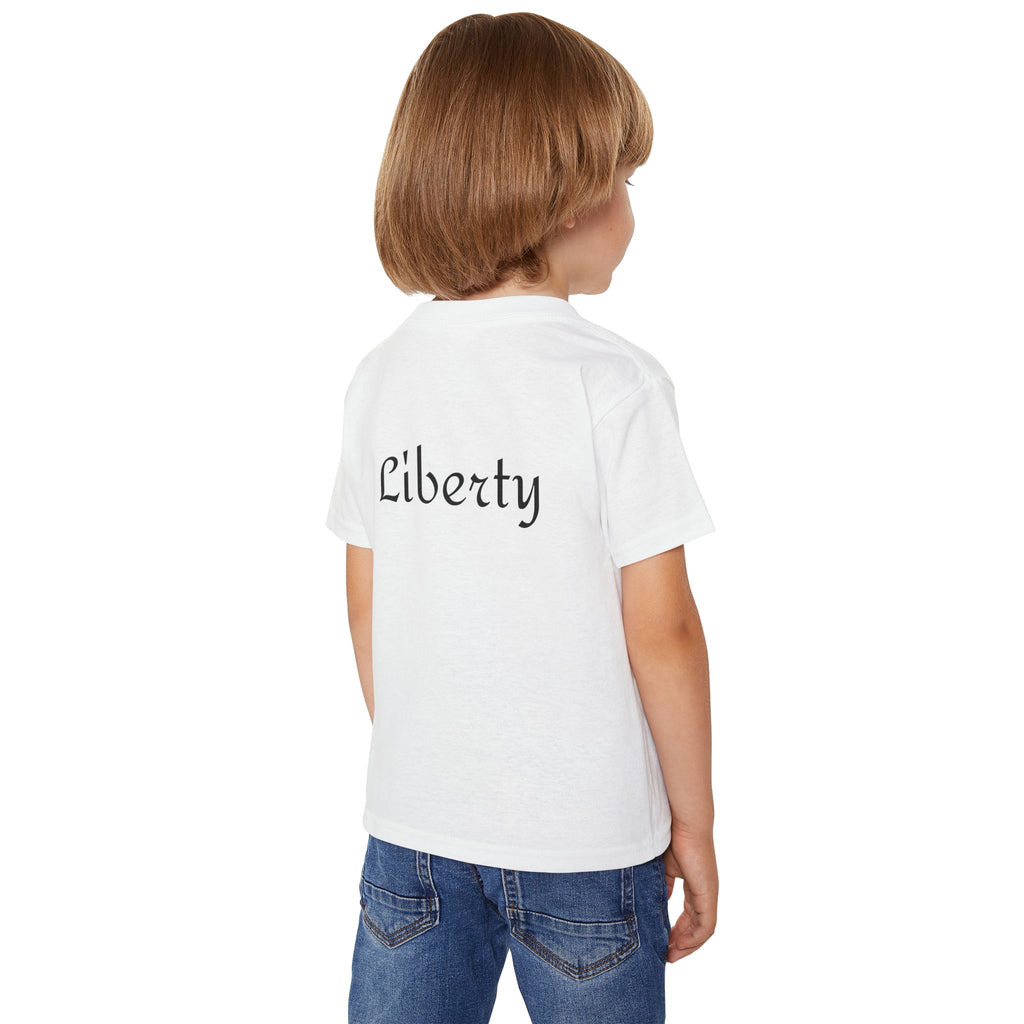 Toddler T‑Shirt — 'Liberty' Eagle & Flag USA Patriotic Tee
