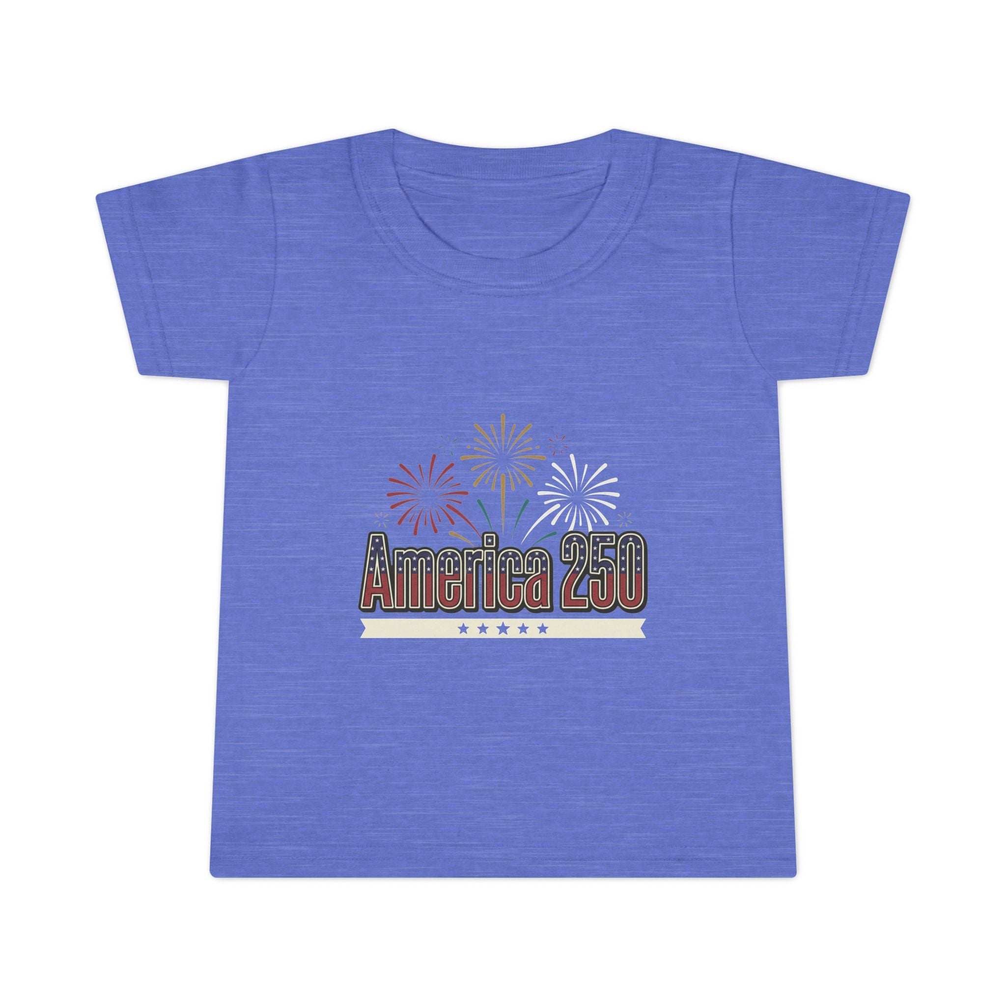 Toddler T-Shirt — America 250 Fireworks Patriotic Tee