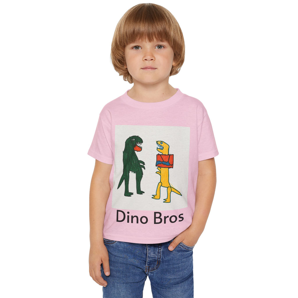 Toddler T‑Shirt — Dino Bros Cute Dinosaur Graphic Tee