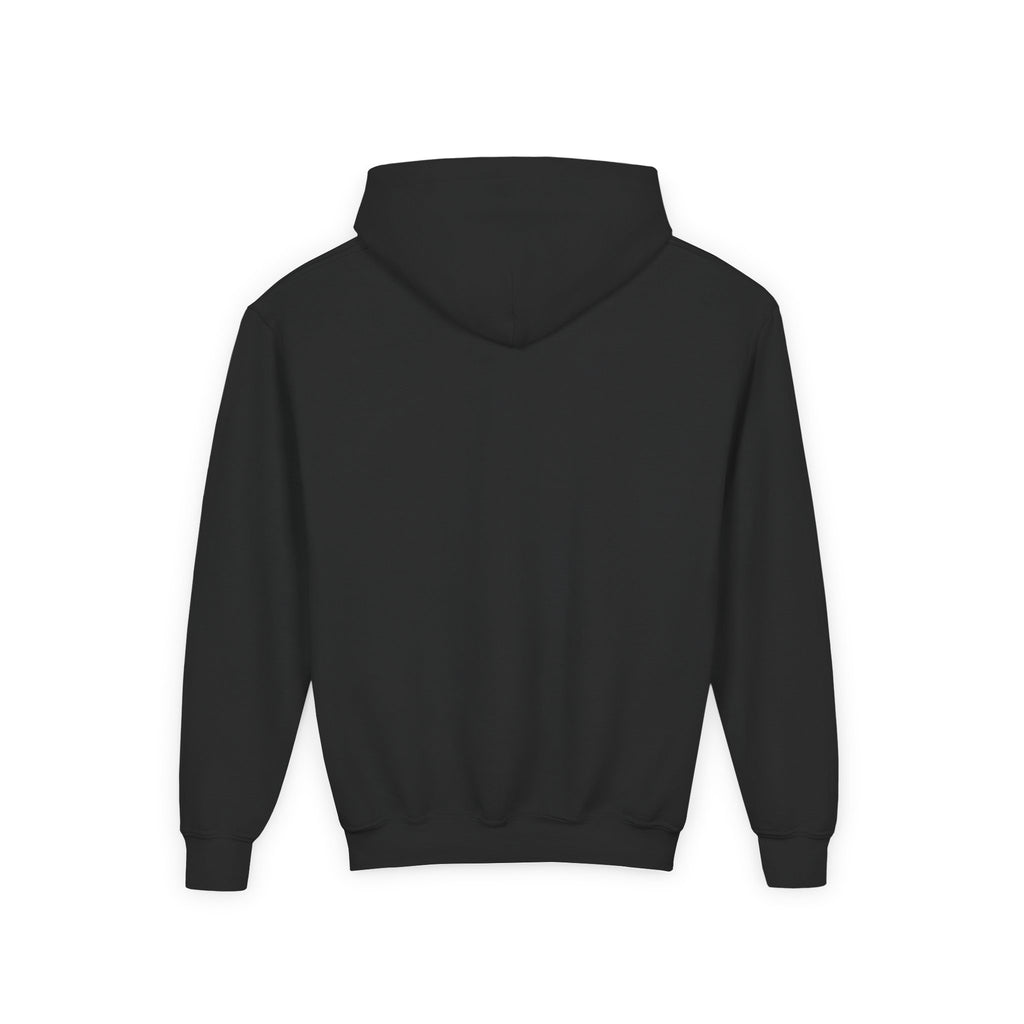 Kids Adventure Hoodie — "Little Dreamer, Big Adventure" Mountain & Hot Air Balloon Sweatshirt
