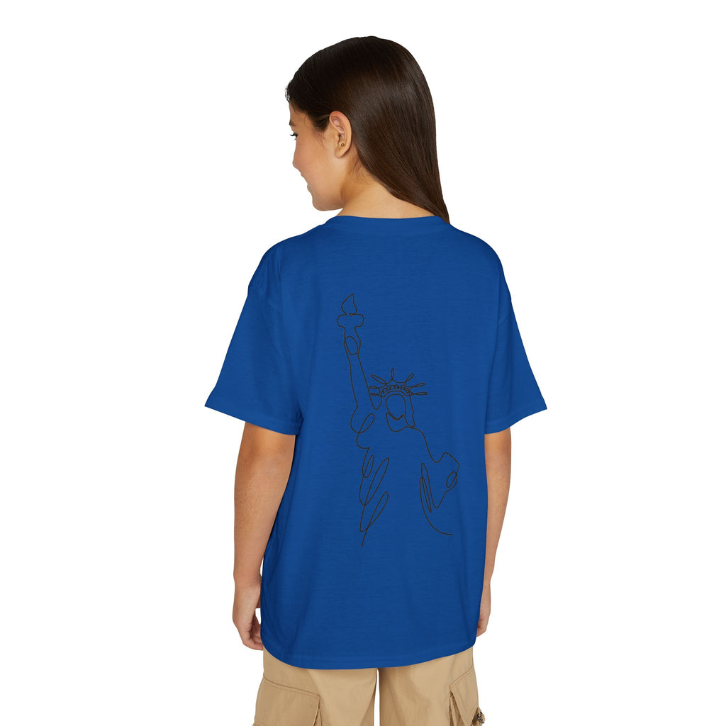 Youth T-Shirt - 250 Times Greater Liberty Statue Graphic