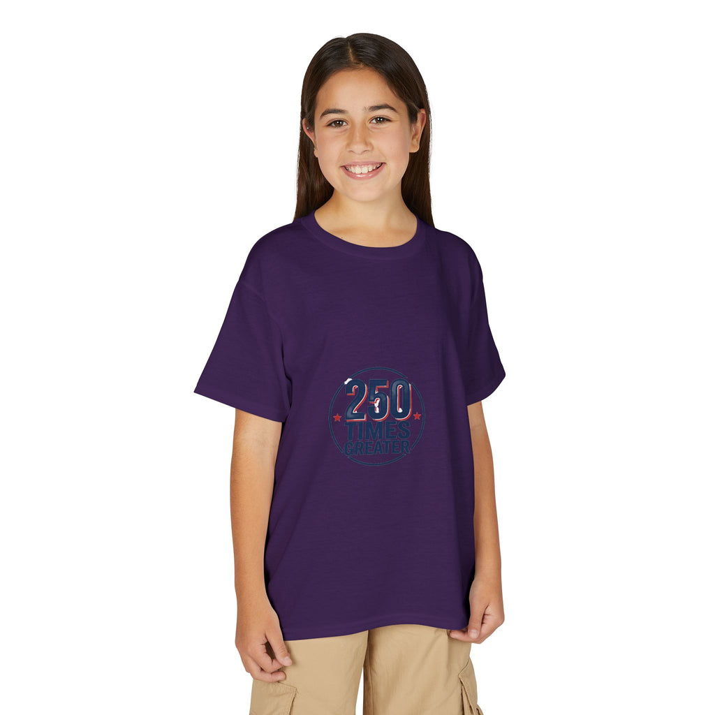 Youth T-Shirt - 250 Times Greater Liberty Statue Graphic
