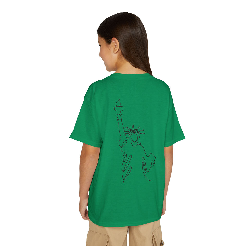 Youth T-Shirt - 250 Times Greater Liberty Statue Graphic