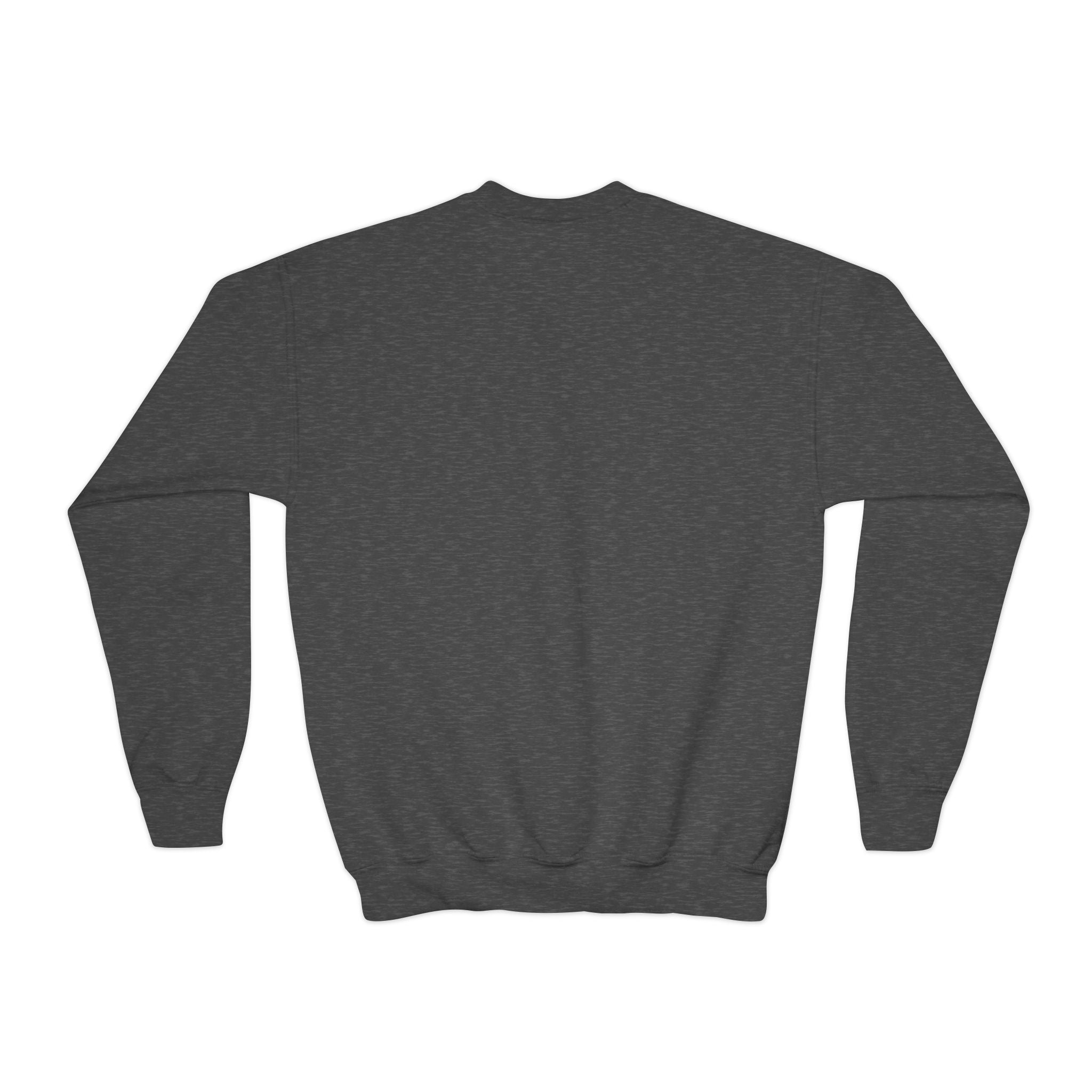 Youth Crewneck Sweatshirt — "Stranger Together" Floral Heart Kids Pullover