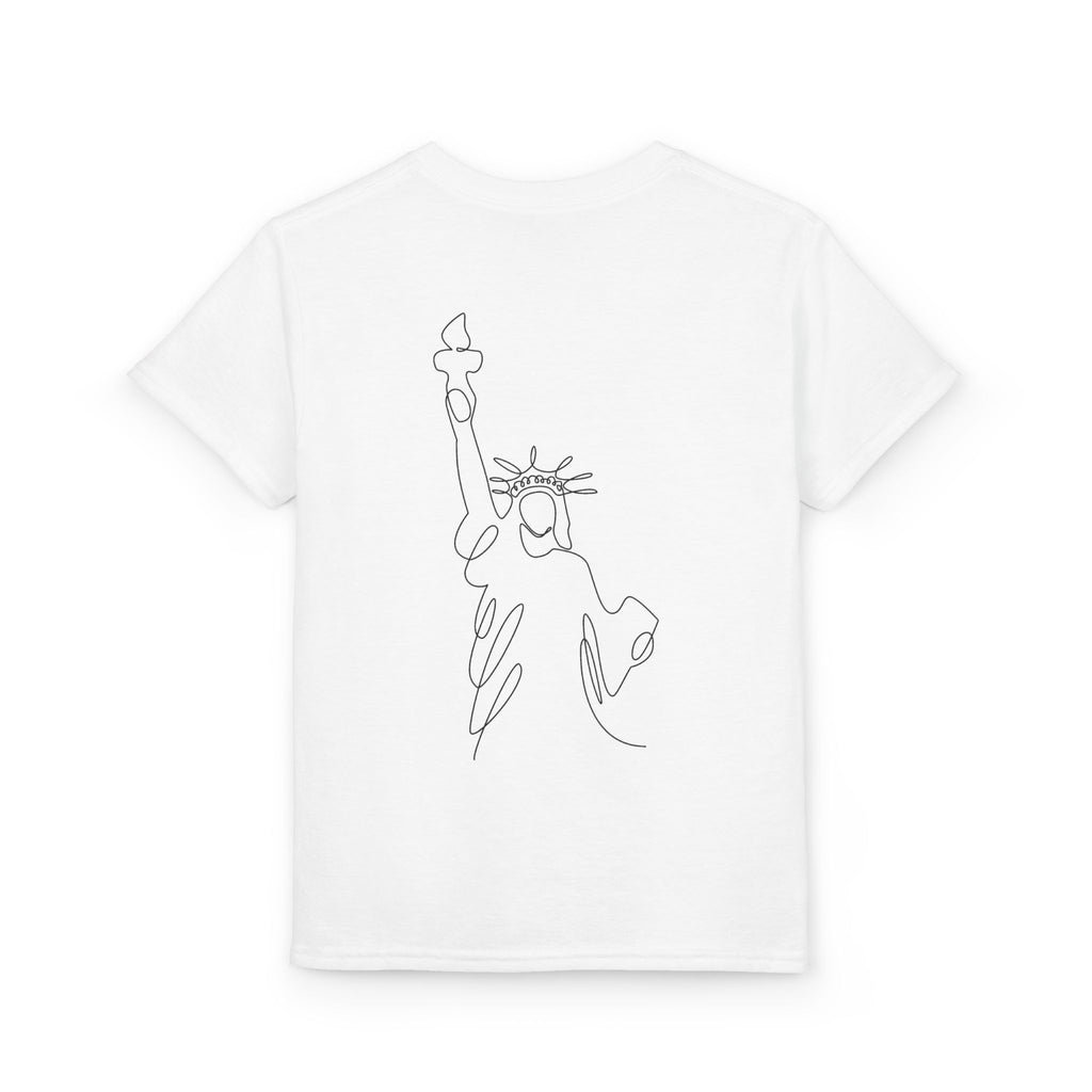 Youth T-Shirt - 250 Times Greater Liberty Statue Graphic
