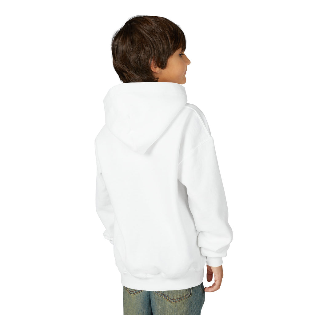 Kids Adventure Hoodie — "Little Dreamer, Big Adventure" Mountain & Hot Air Balloon Sweatshirt