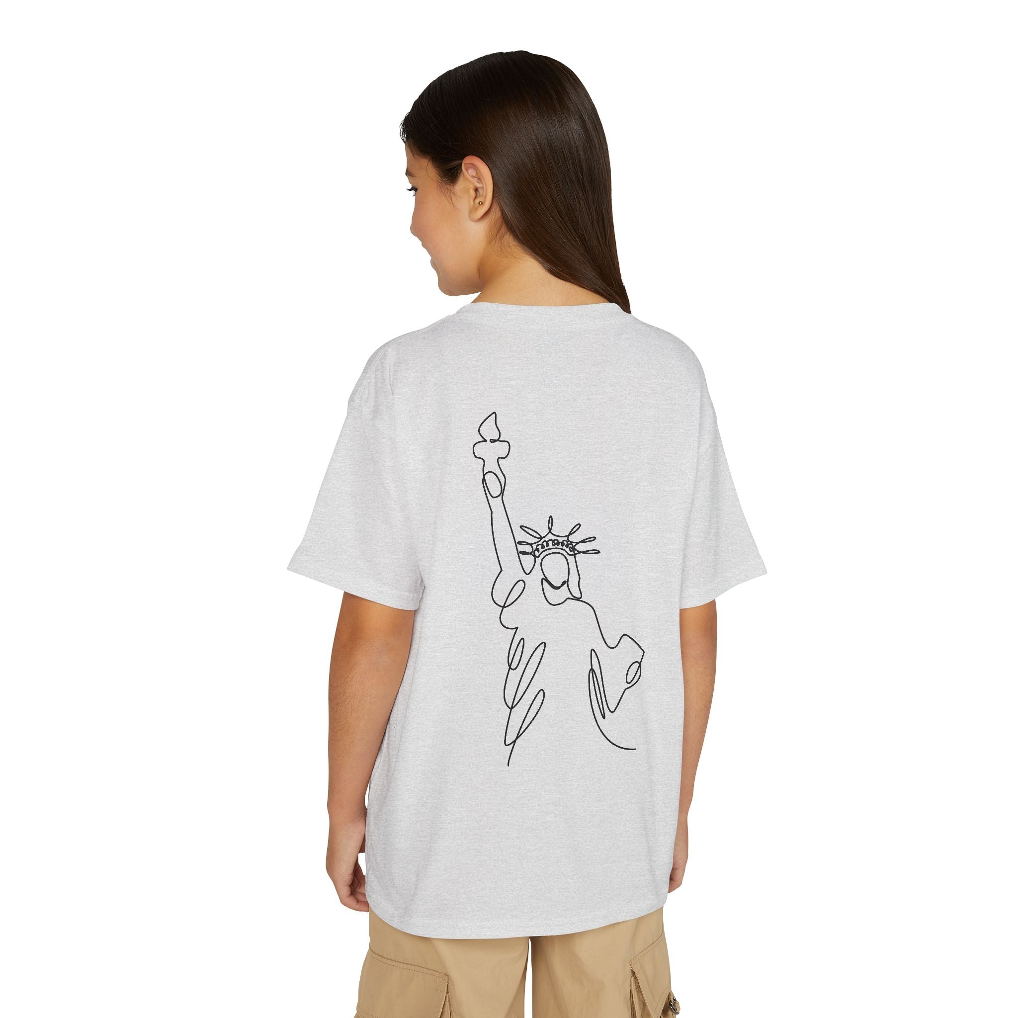 Youth T-Shirt - 250 Times Greater Liberty Statue Graphic