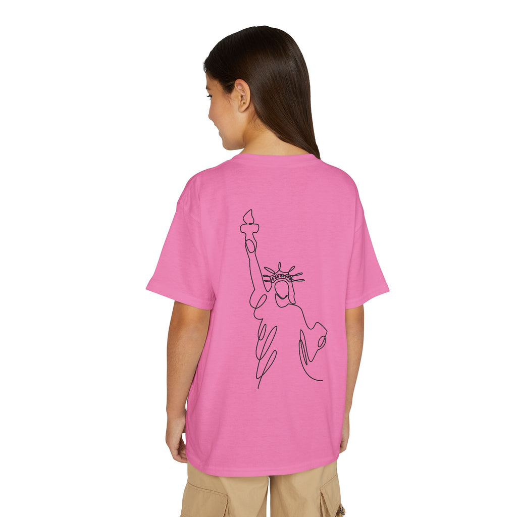 Youth T-Shirt - 250 Times Greater Liberty Statue Graphic