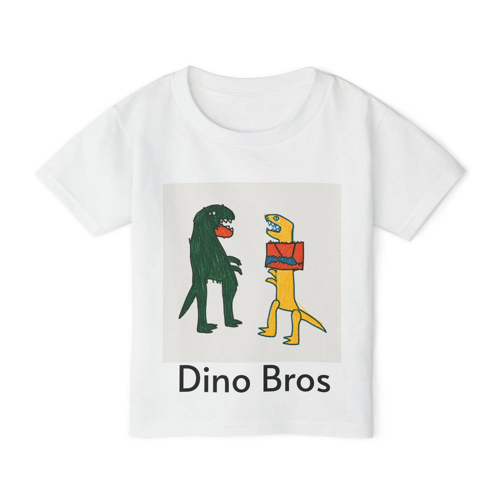 Toddler T‑Shirt — Dino Bros Cute Dinosaur Graphic Tee