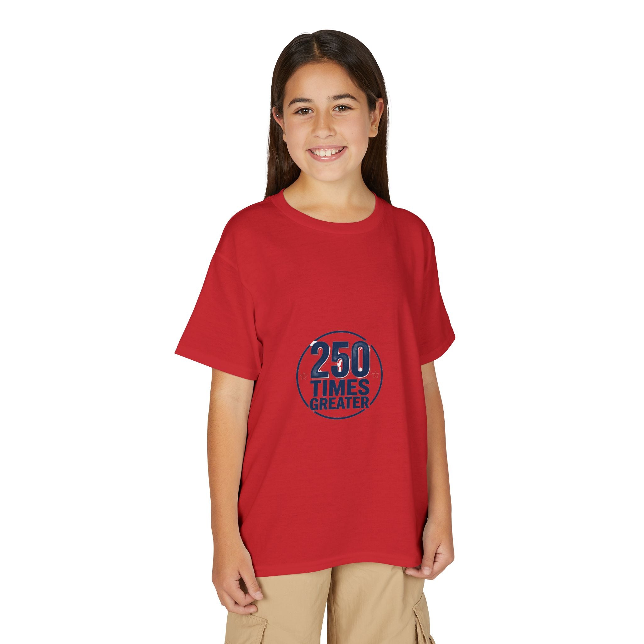 Youth T-Shirt - 250 Times Greater Liberty Statue Graphic