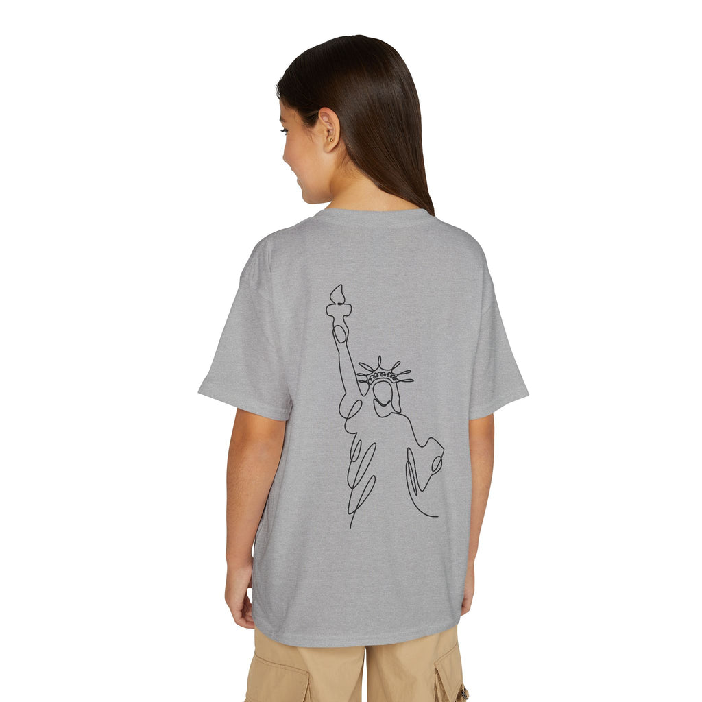 Youth T-Shirt - 250 Times Greater Liberty Statue Graphic