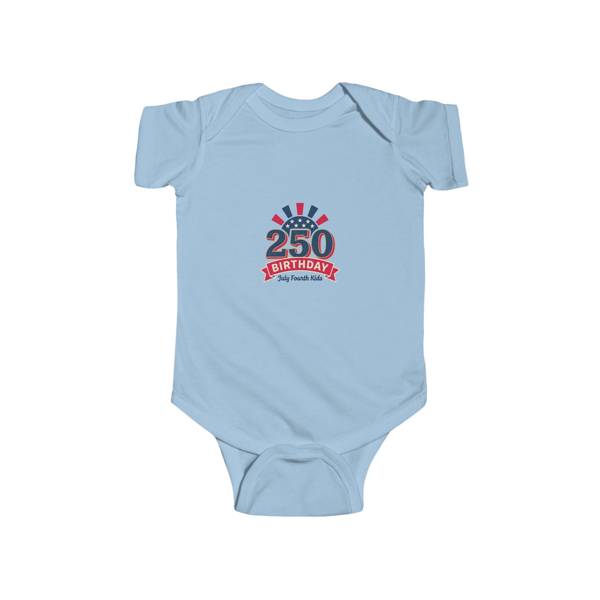 Baby Onesie — 250th Birthday USA Patriotic Statue of Liberty Design