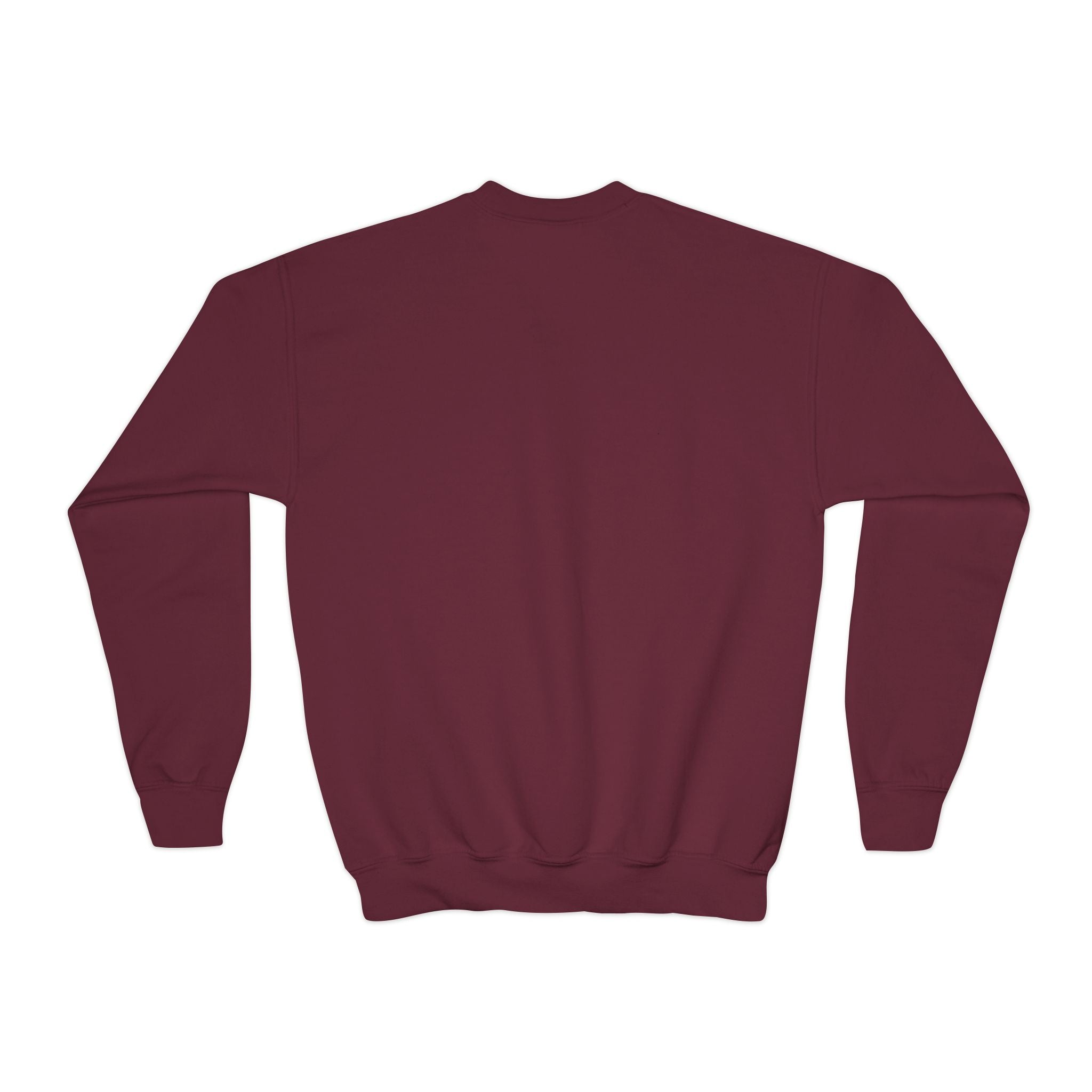 Youth Crewneck Sweatshirt — "Stranger Together" Floral Heart Kids Pullover