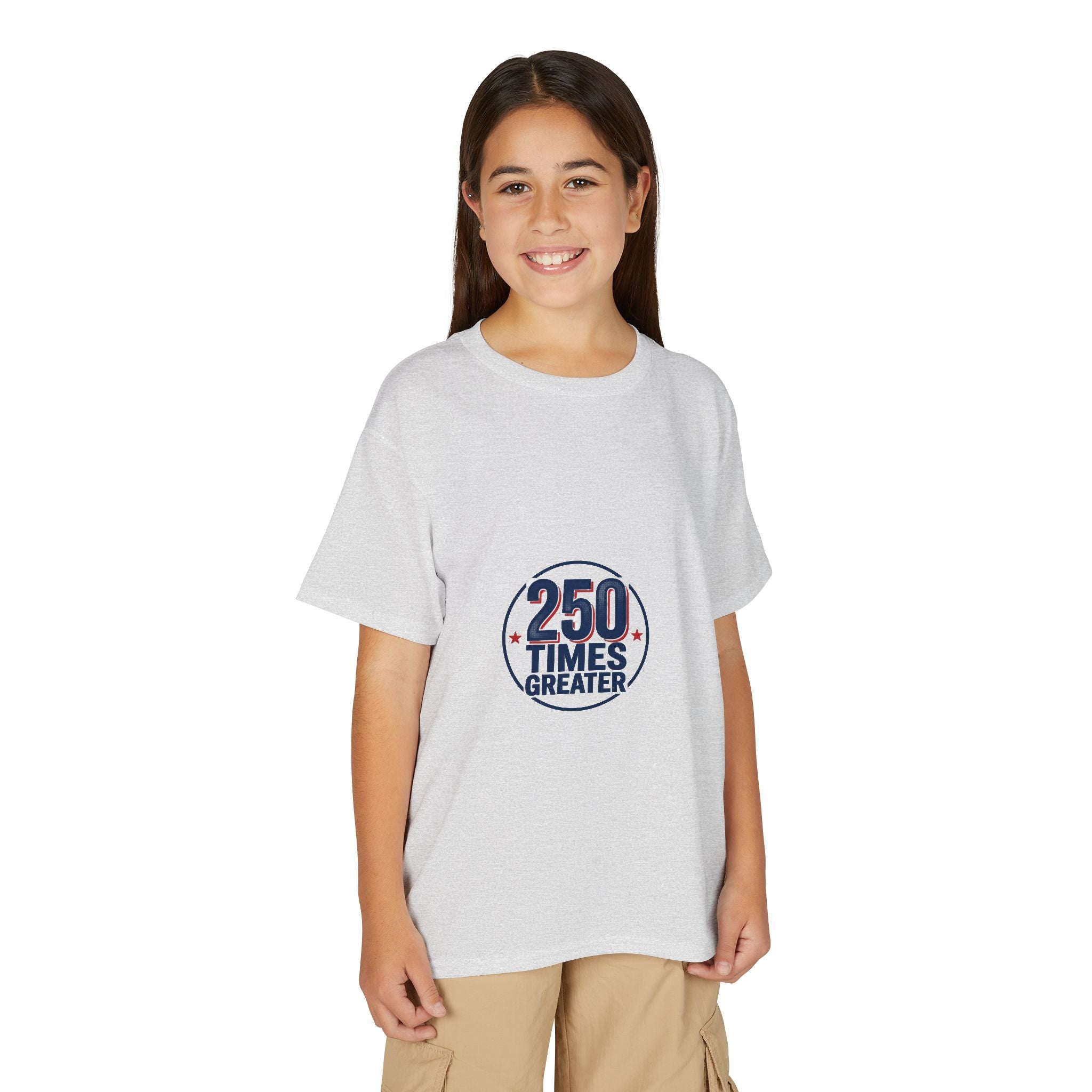 Youth T-Shirt - 250 Times Greater Liberty Statue Graphic