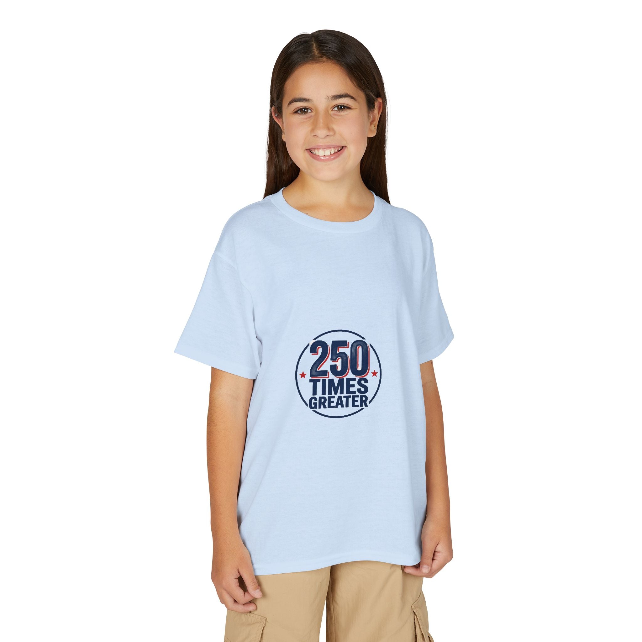 Youth T-Shirt - 250 Times Greater Liberty Statue Graphic