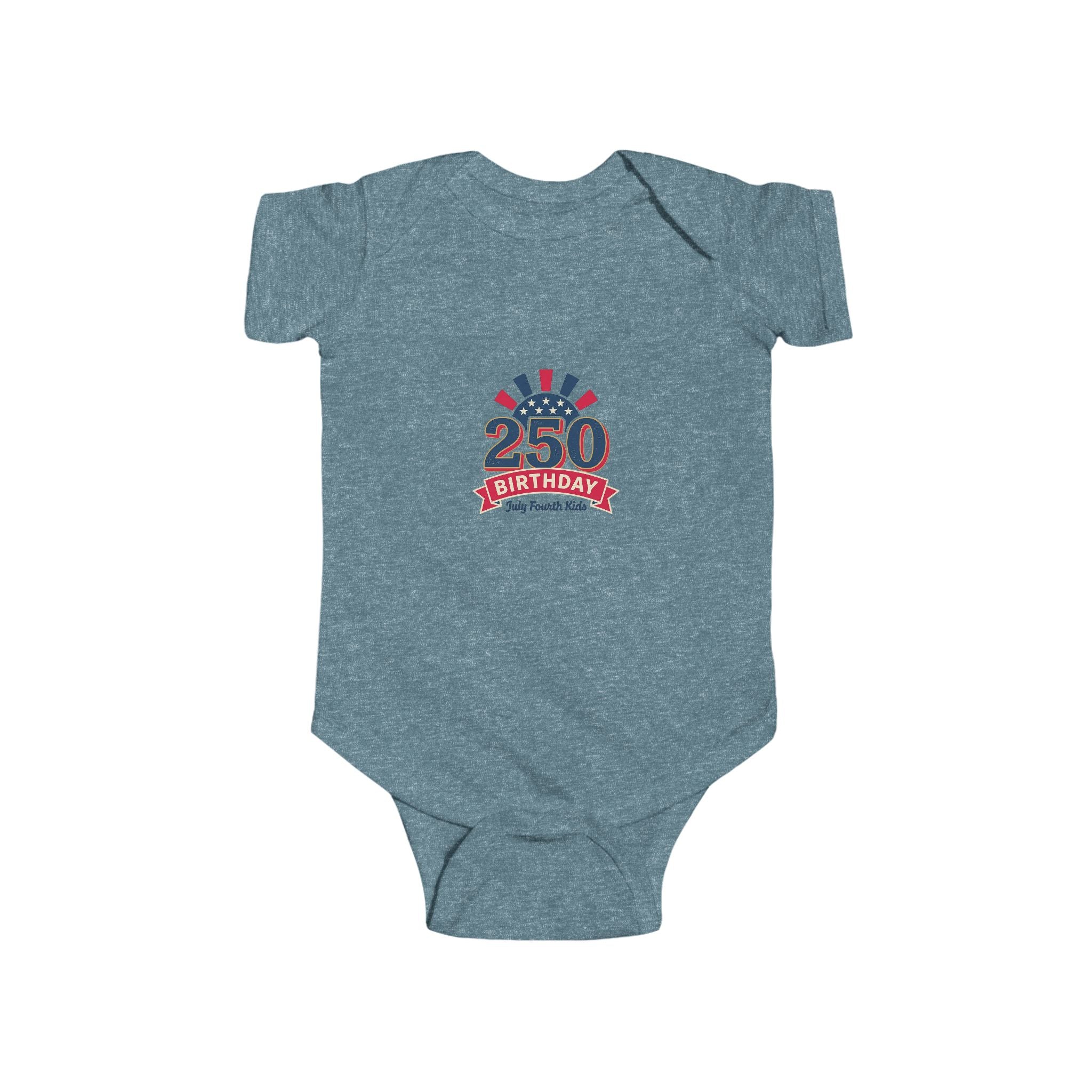 Baby Onesie — 250th Birthday USA Patriotic Statue of Liberty Design