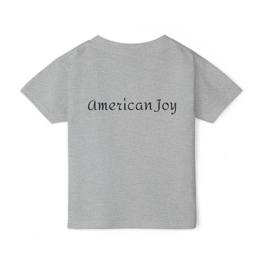 Patriotic 'LOVE' Toddler T‑Shirt — American Flag Kids Fourth of July Tee