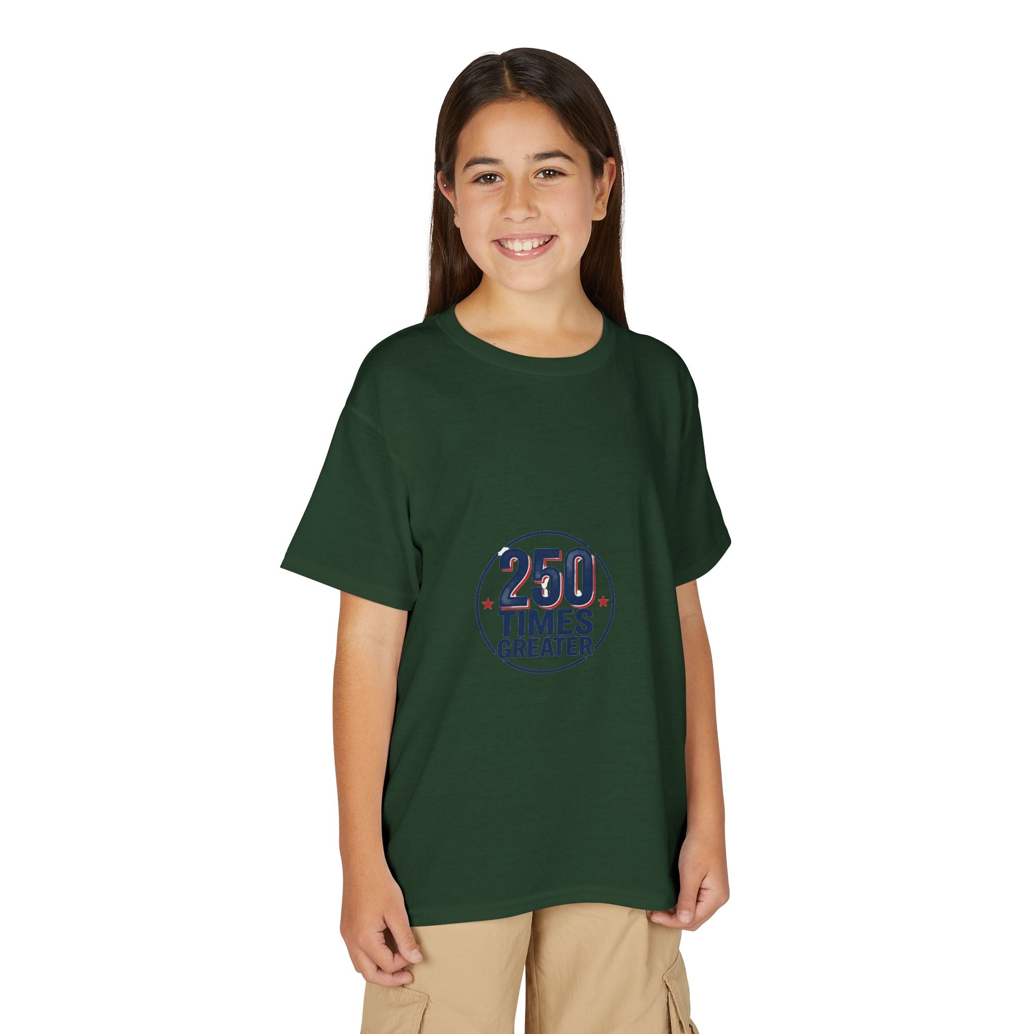Youth T-Shirt - 250 Times Greater Liberty Statue Graphic