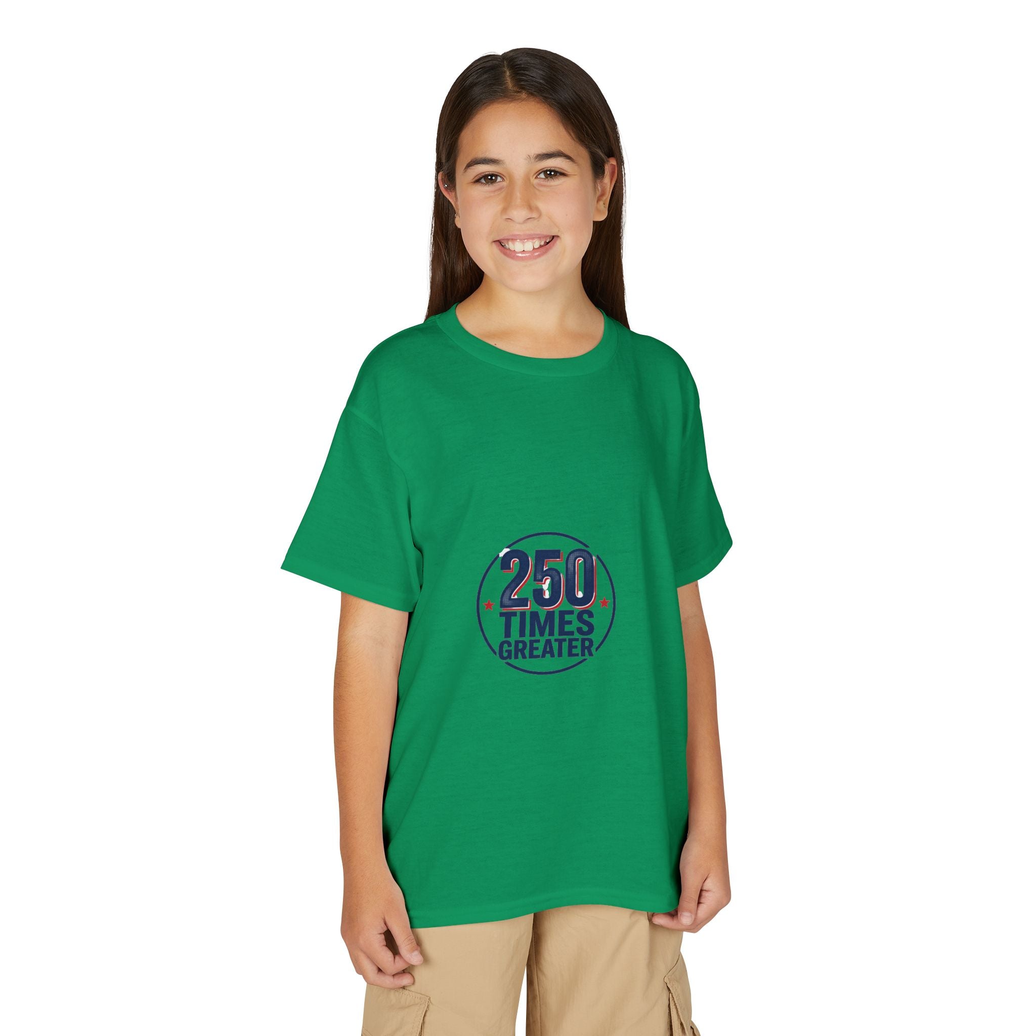 Youth T-Shirt - 250 Times Greater Liberty Statue Graphic