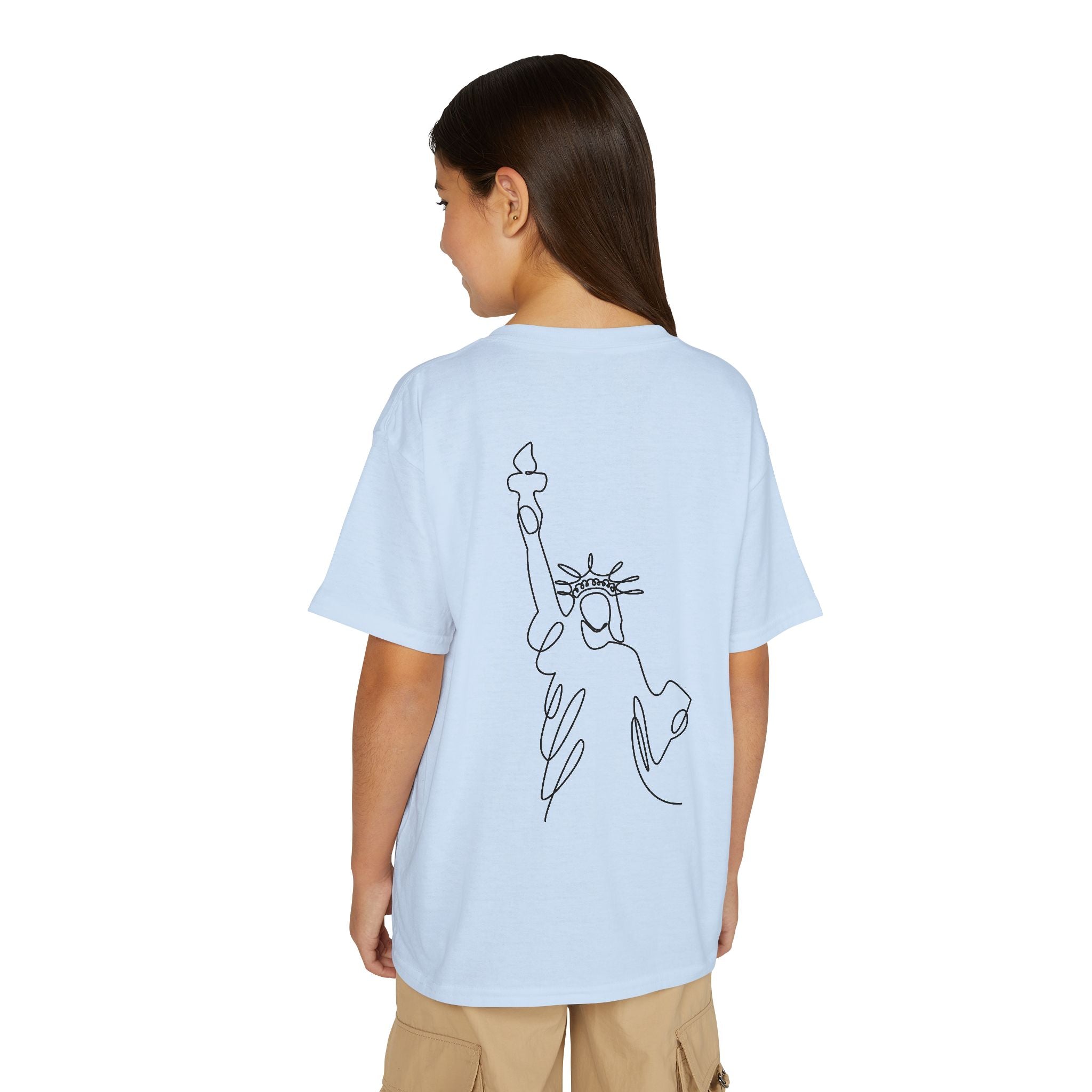Youth T-Shirt - 250 Times Greater Liberty Statue Graphic