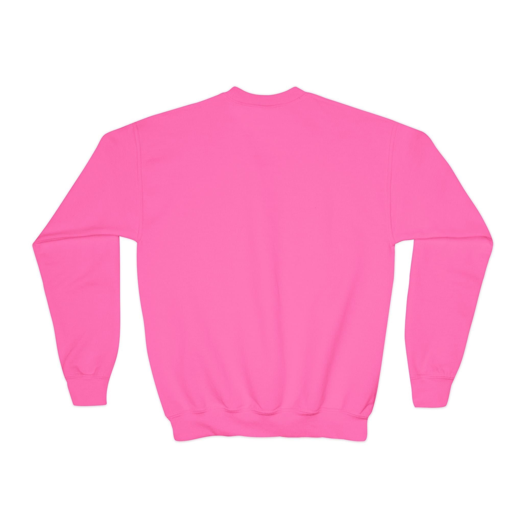 Youth Crewneck Sweatshirt — "Stranger Together" Floral Heart Kids Pullover