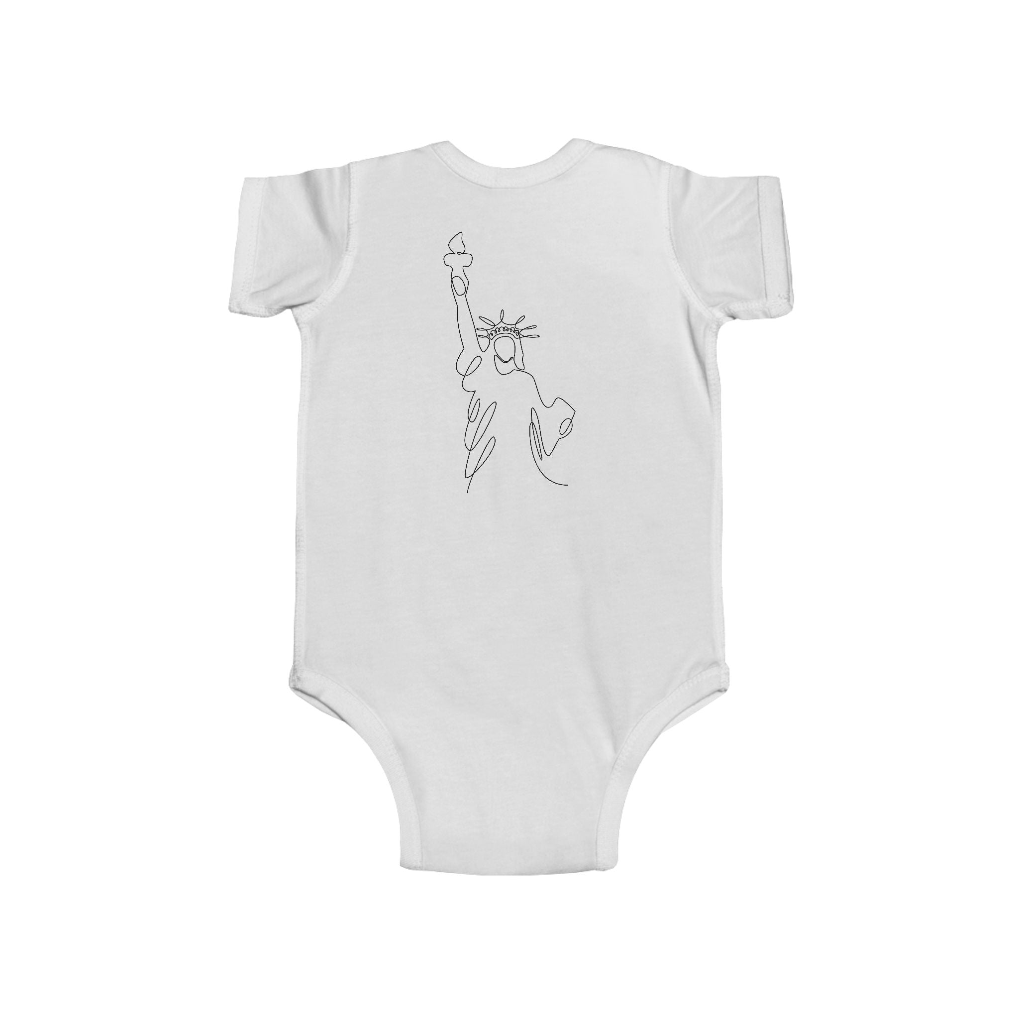 Baby Onesie — 250th Birthday USA Patriotic Statue of Liberty Design