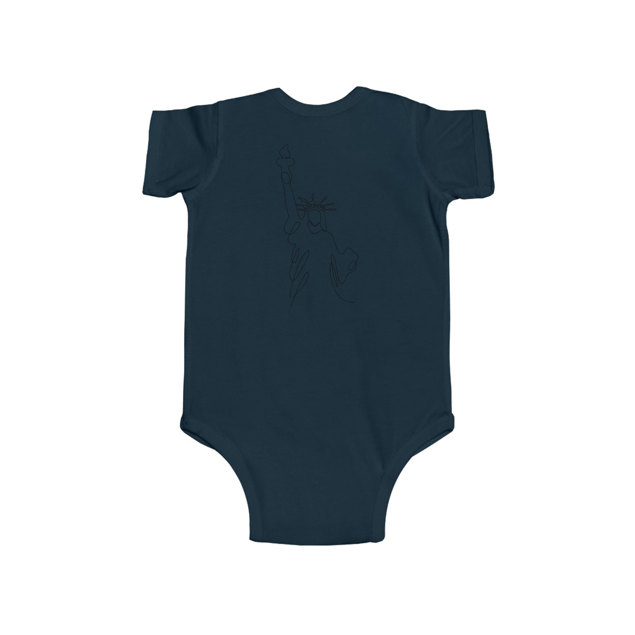 Baby Onesie — 250th Birthday USA Patriotic Statue of Liberty Design