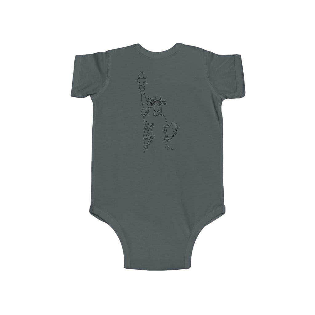 Baby Onesie — 250th Birthday USA Patriotic Statue of Liberty Design