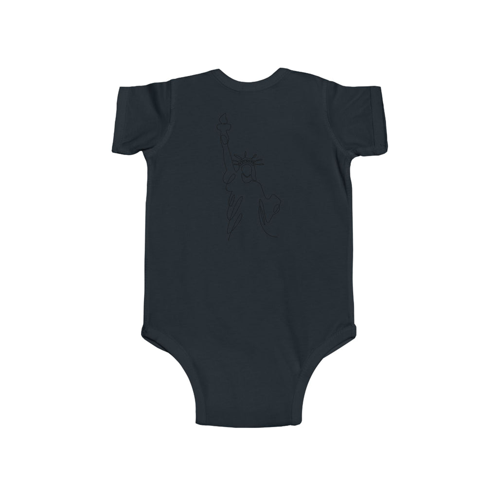 Baby Onesie — 250th Birthday USA Patriotic Statue of Liberty Design