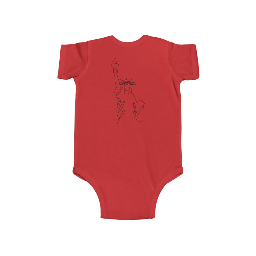 Baby Onesie — 250th Birthday USA Patriotic Statue of Liberty Design