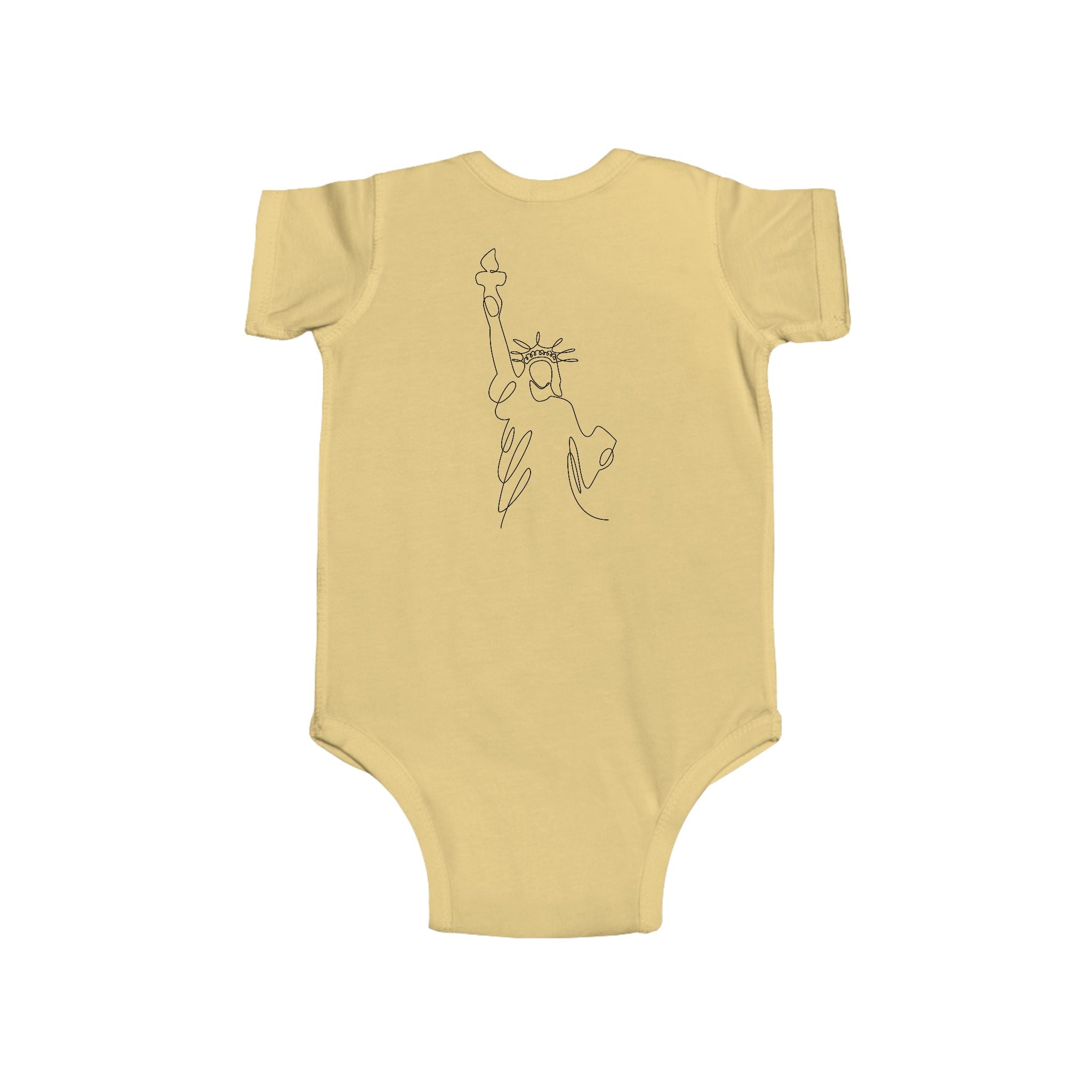 Baby Onesie — 250th Birthday USA Patriotic Statue of Liberty Design