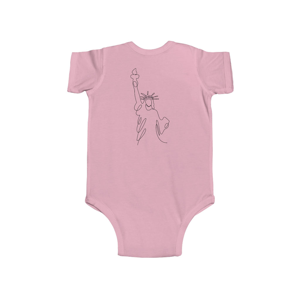 Baby Onesie — 250th Birthday USA Patriotic Statue of Liberty Design