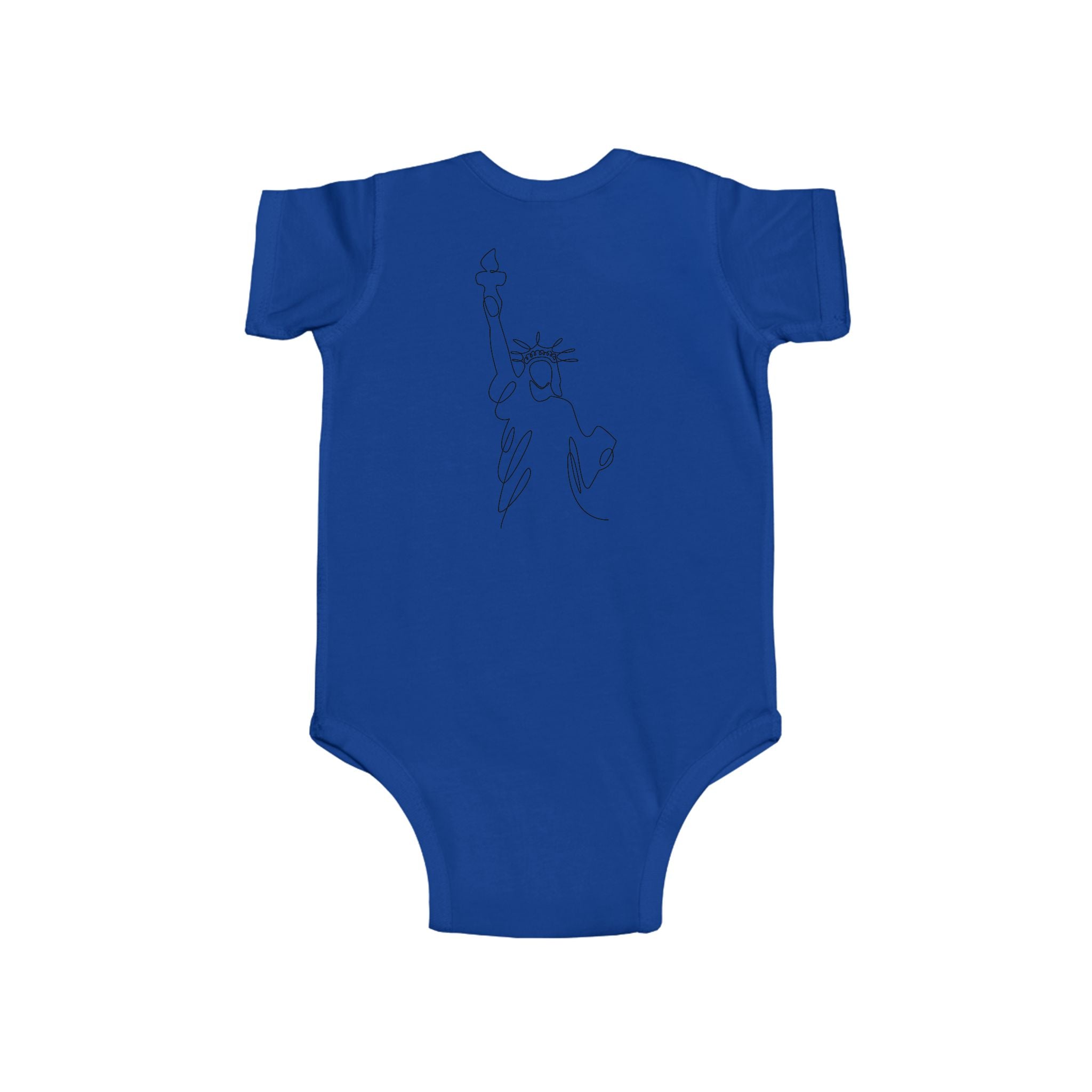Baby Onesie — 250th Birthday USA Patriotic Statue of Liberty Design