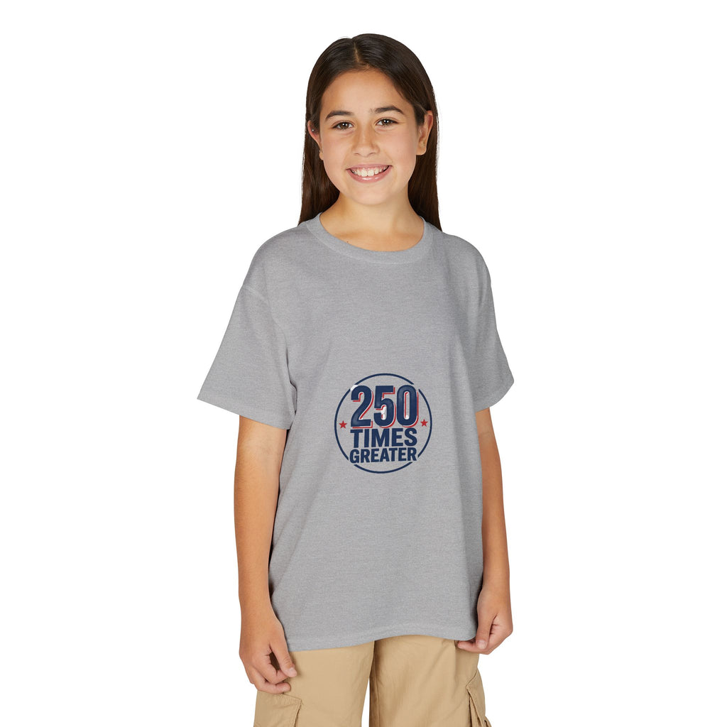 Youth T-Shirt - 250 Times Greater Liberty Statue Graphic