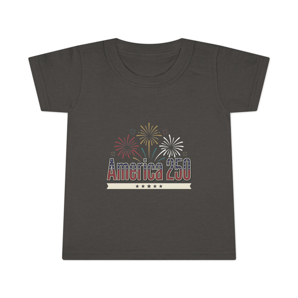 Toddler T-Shirt — America 250 Fireworks Patriotic Tee