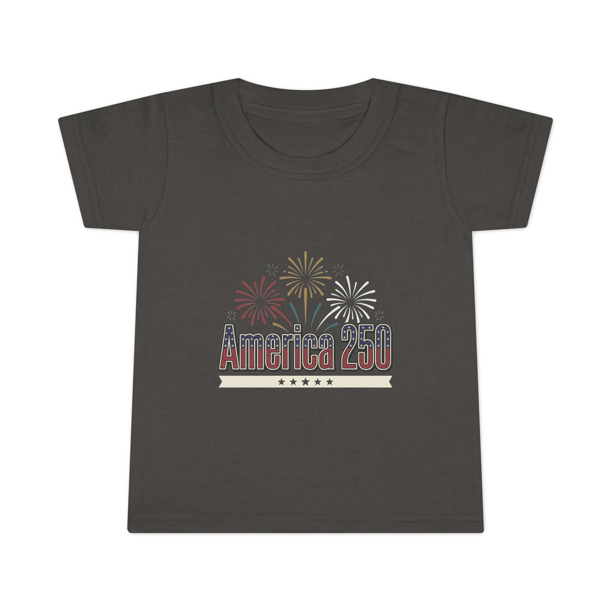 Toddler T-Shirt — America 250 Fireworks Patriotic Tee