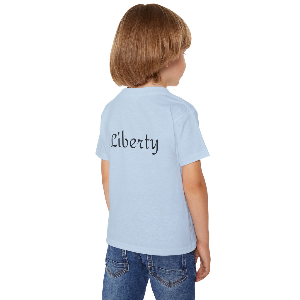 Toddler T‑Shirt — 'Liberty' Eagle & Flag USA Patriotic Tee