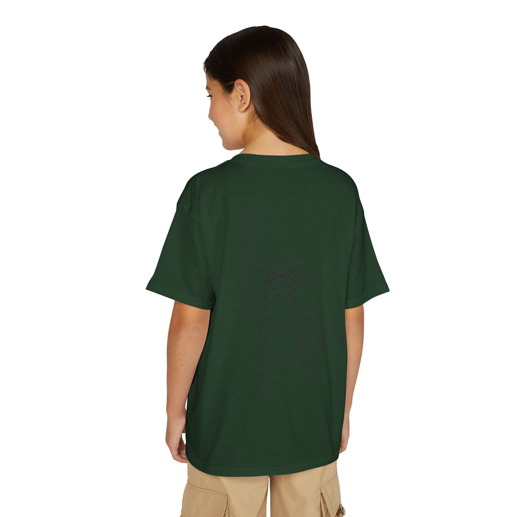 Youth T-Shirt - 250 Times Greater Liberty Statue Graphic
