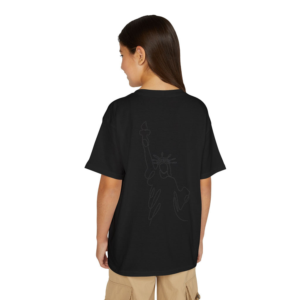 Youth T-Shirt - 250 Times Greater Liberty Statue Graphic