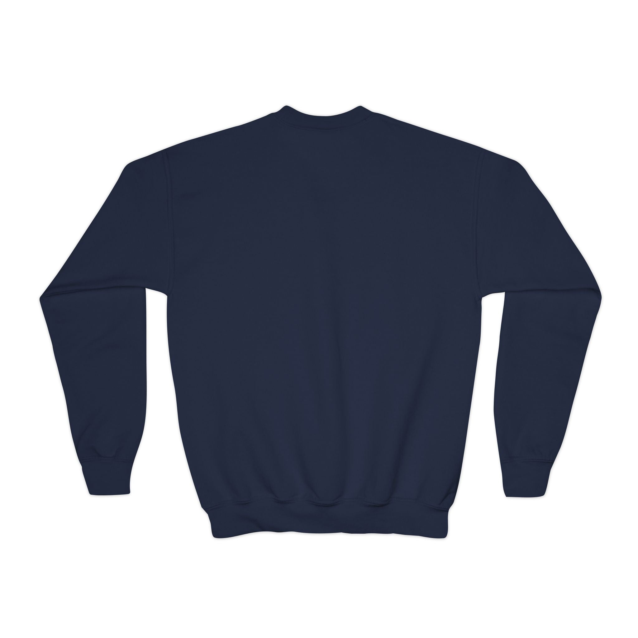 Youth Crewneck Sweatshirt — "Stranger Together" Floral Heart Kids Pullover