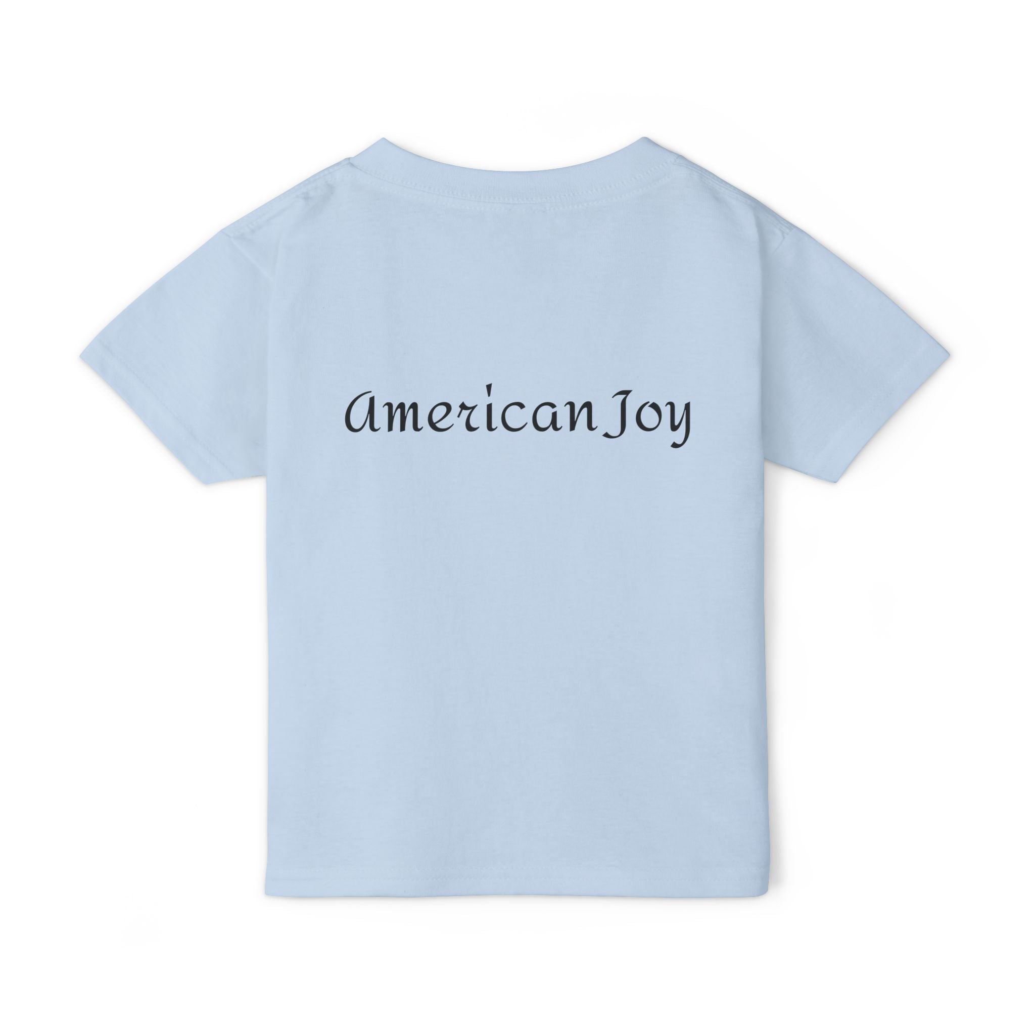 Patriotic 'LOVE' Toddler T‑Shirt — American Flag Kids Fourth of July Tee